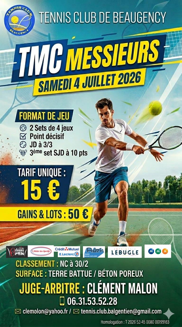 TMC Hommes Juillet 2026